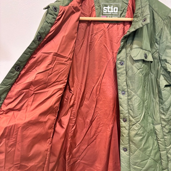 Stio Pertex Quantum Thermore Insulated Quilted Green Jacket Women’s Size Small - Picture 8 of 16